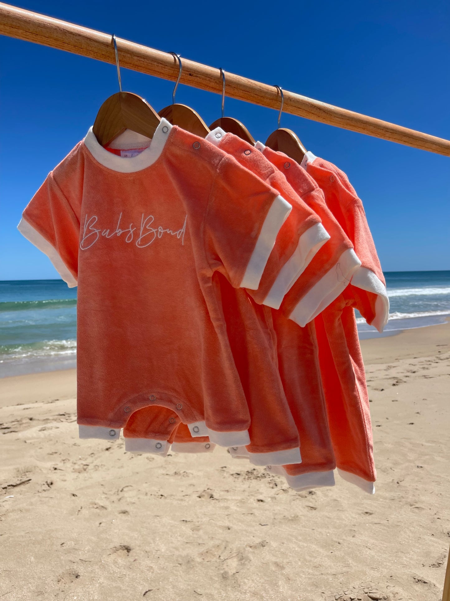 Oversized Terry Towel Onesie - Sun Kissed